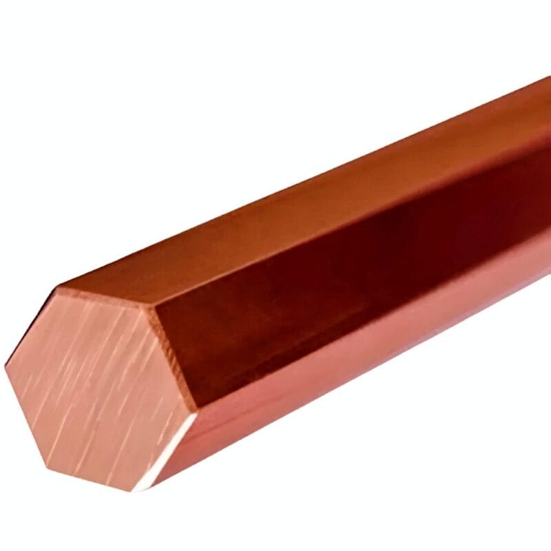 copper hex bar